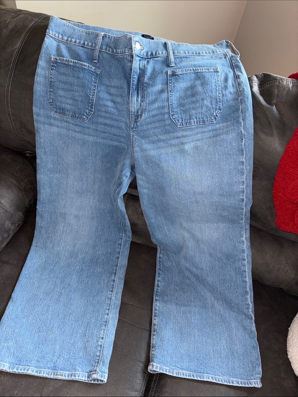 J. Crew Blue Wide-Leg Denim Jeans. NWOT